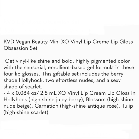 KAT VON D No Vinyl Obsession Cream Lip Set - Picture 7 of 7